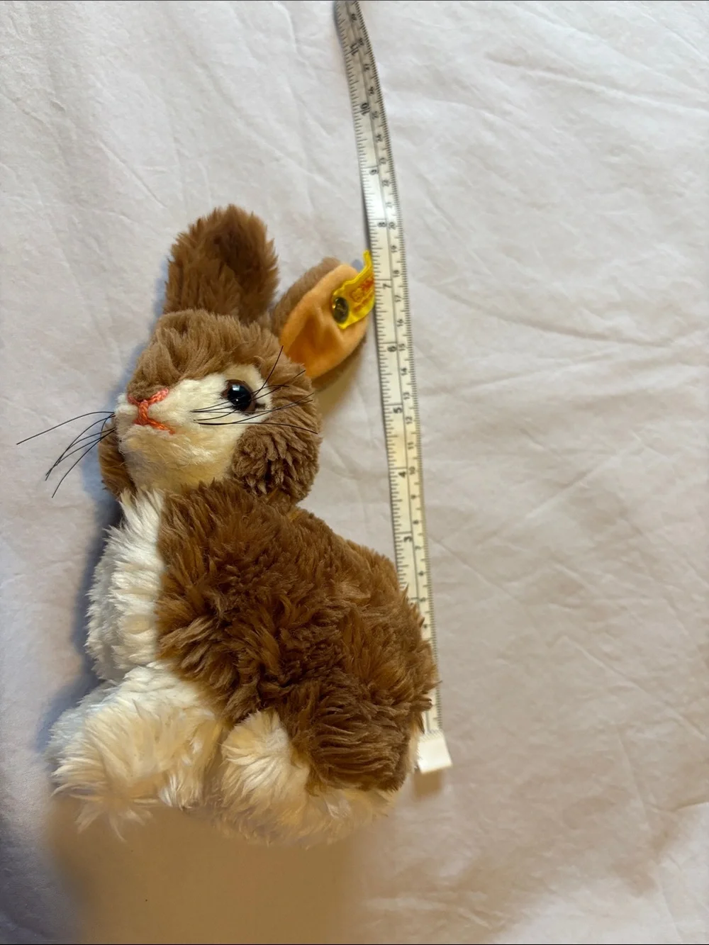 Steiff Brown Plush Bunny with Signature Ear Tag